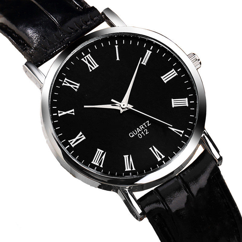 Men's Fashion Casual Simple Belt Quartz Watch