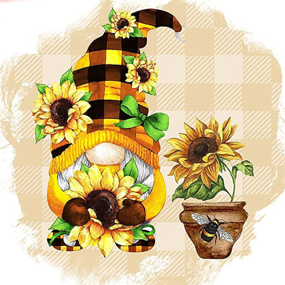 Home Simple Sunflower Pattern Diamond Painting Cross Stitch