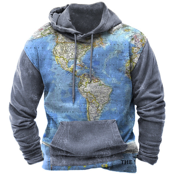 Digital Printing Street Sports Fashion Trend Hoodie