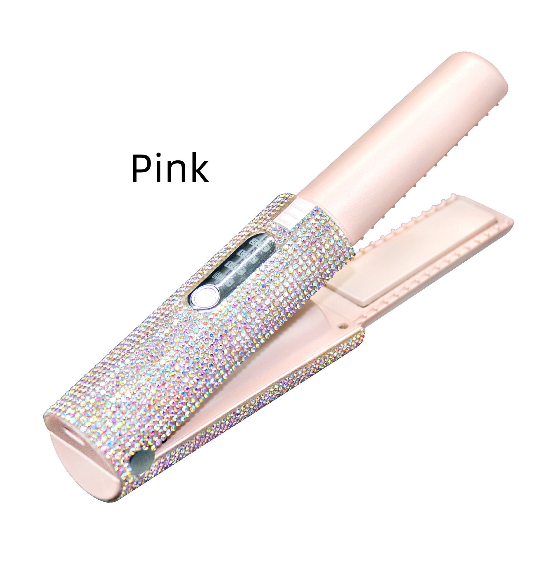 2-In-1 Electric USB Hair Straightening Brush Straightener Brush Multifunctional Comb Straightening Styler Hair Curler 