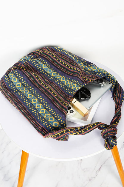 Large Canvas Crossbody Bag 