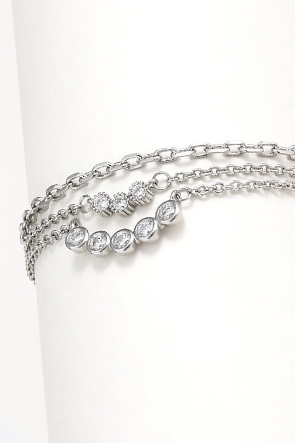 Zircon Layered Bracelet 