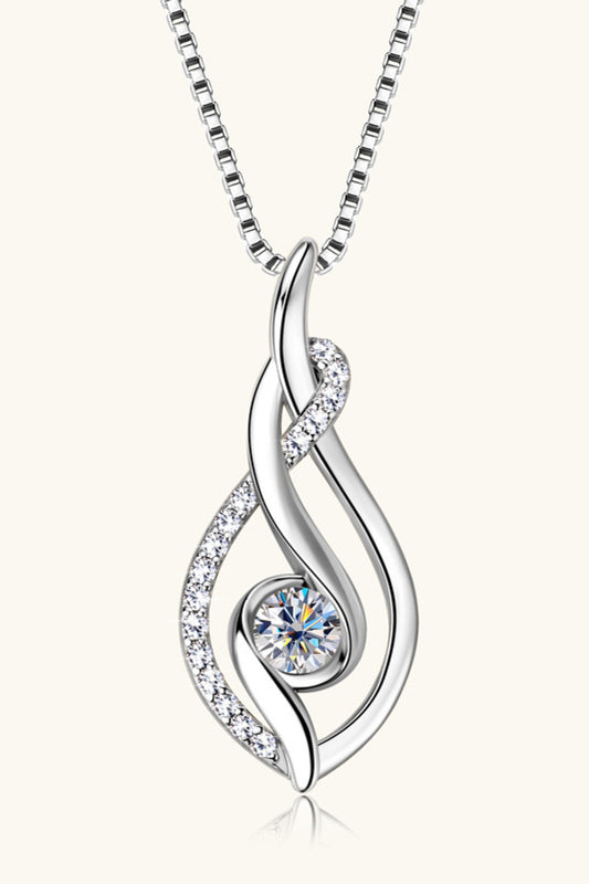 Moissanite 925 Sterling Silver Necklace 