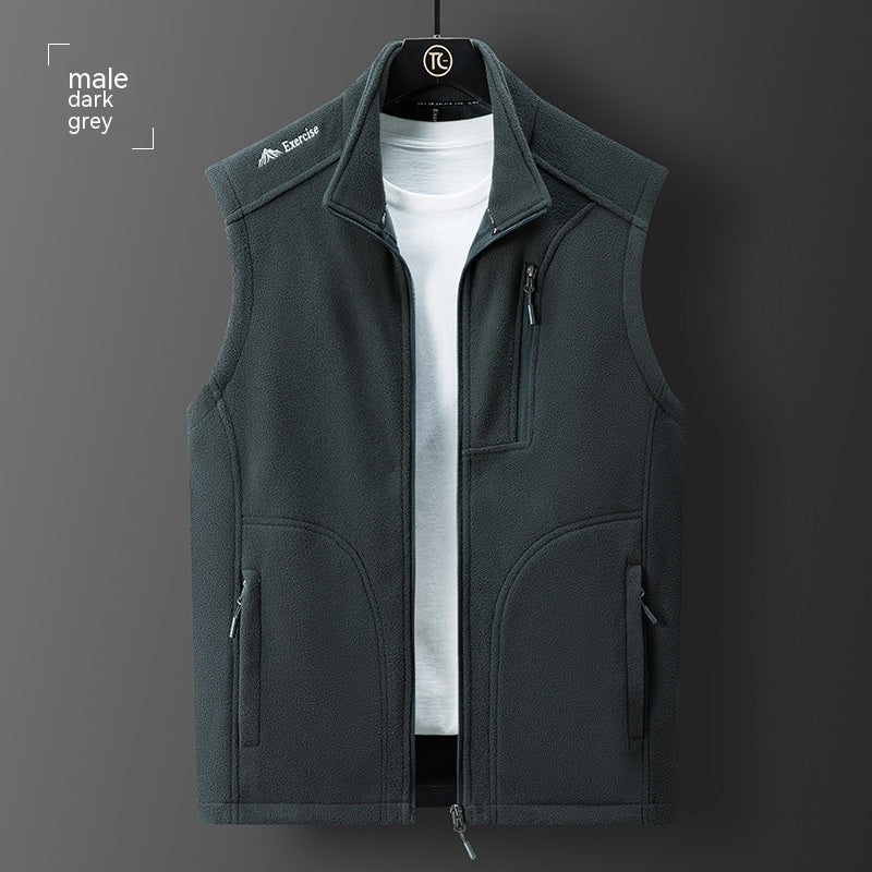 Fleece Loose Polar Fleece Vest 