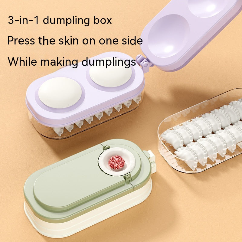 Household Multi-functional Three-in-one Dumpling Making Mold Kitchen Gadgets 