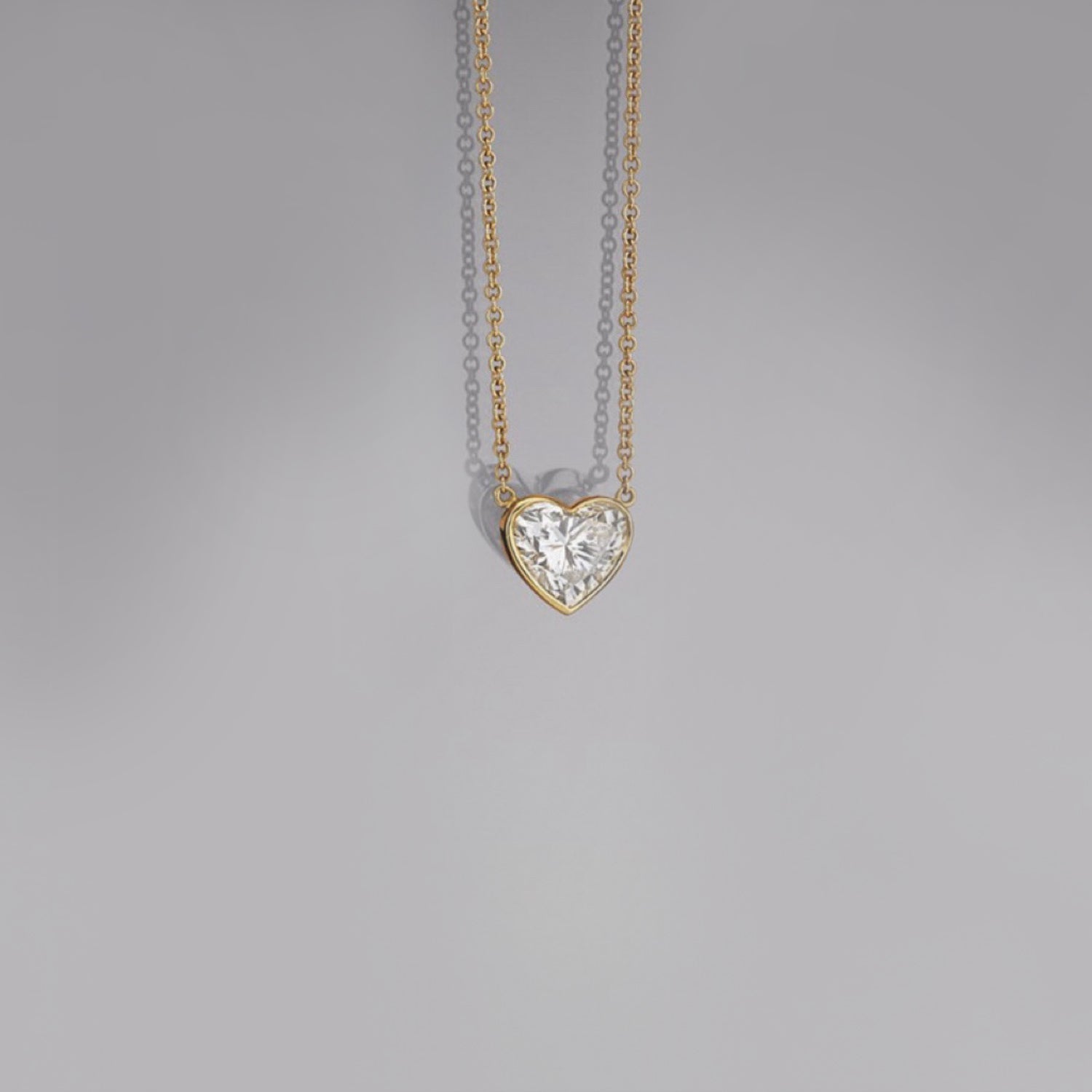 18K Gold-Plated Stainless Steel Pendant Necklace 