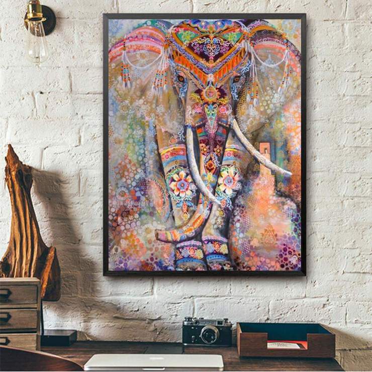 Diamond Painting Elephant Theme Embroidery Cross Stitch