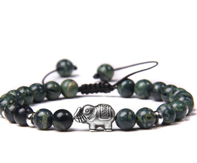 New Yoga Agate Buddha Bead Bracelet