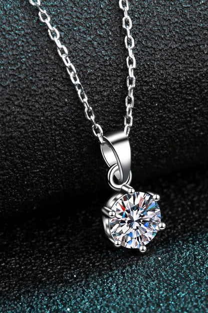 Adored Get What You Need Moissanite Pendant Necklace 