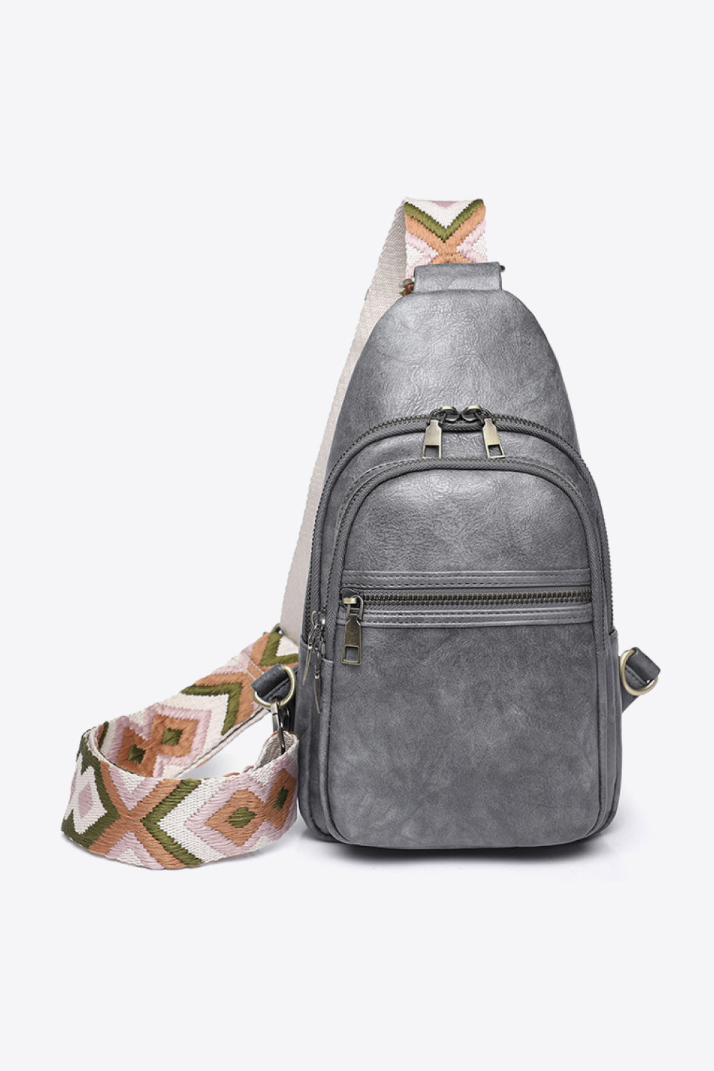 Adored It's Your Time PU Leather Sling Bag - Babbazon bag