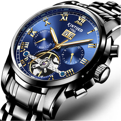 Solid stainless steel mechanical watch