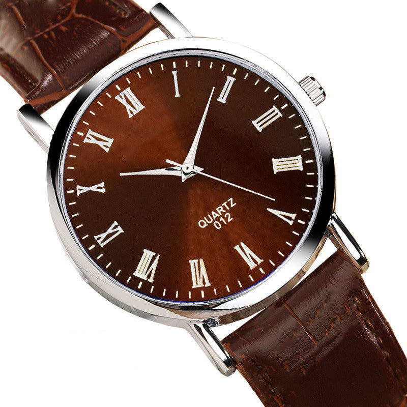 Men's Fashion Casual Simple Belt Quartz Watch