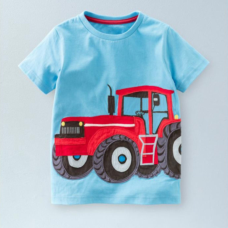 Pure cotton printed casual children's wear