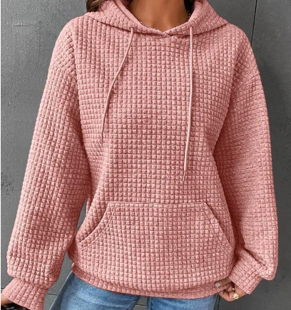 Women's Loose Casual Solid Color Long-sleeved Sweater 