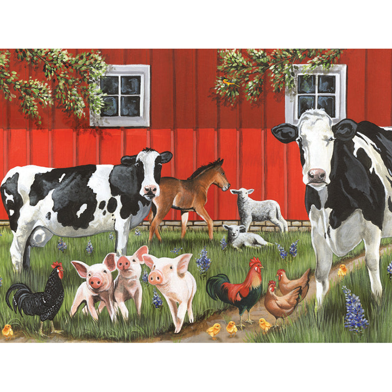 5D DIY Diamond Embroidery Red Barn Farm Diamond Painting Cross full Square Rhinestone Mosaic Home Decoration Gift