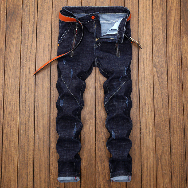 Men's stretch denim pants