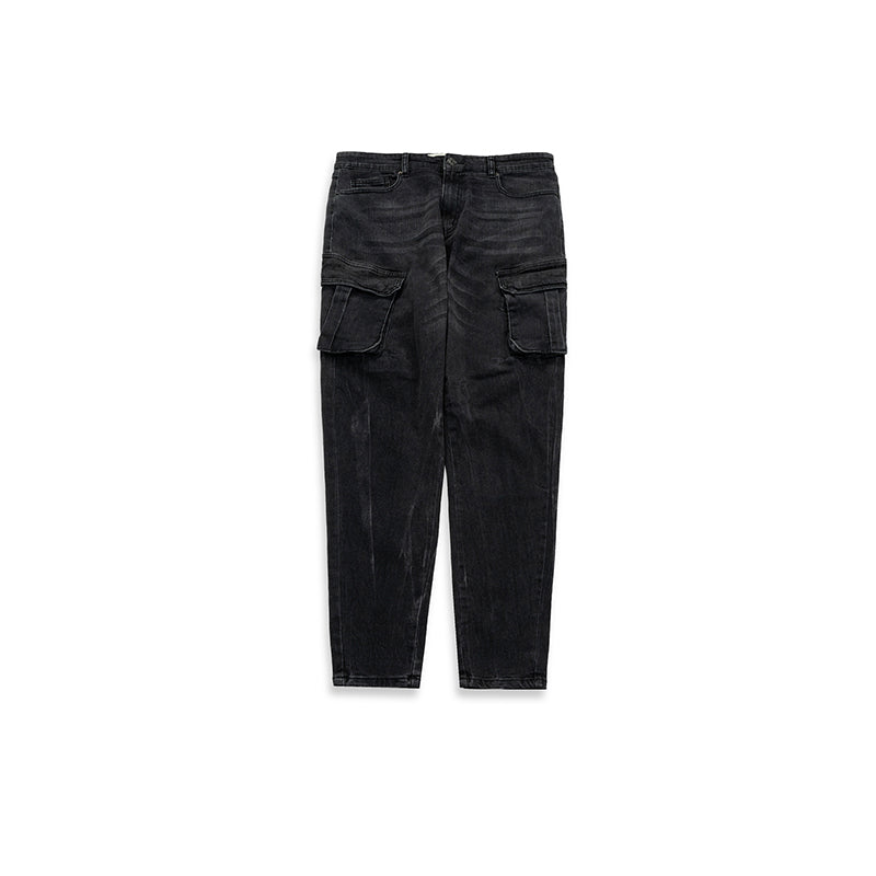 Retro strappy trousers unisex high street jeans