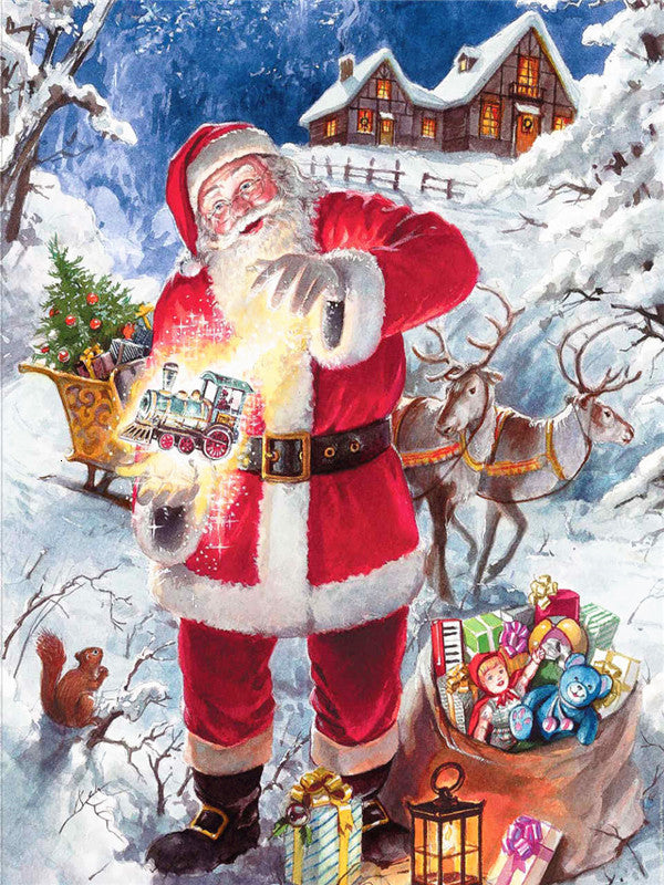 Santa Full Square Embroidery Promotion Diamond Art Winter Cross Stitch Rhinestone Home Decoration