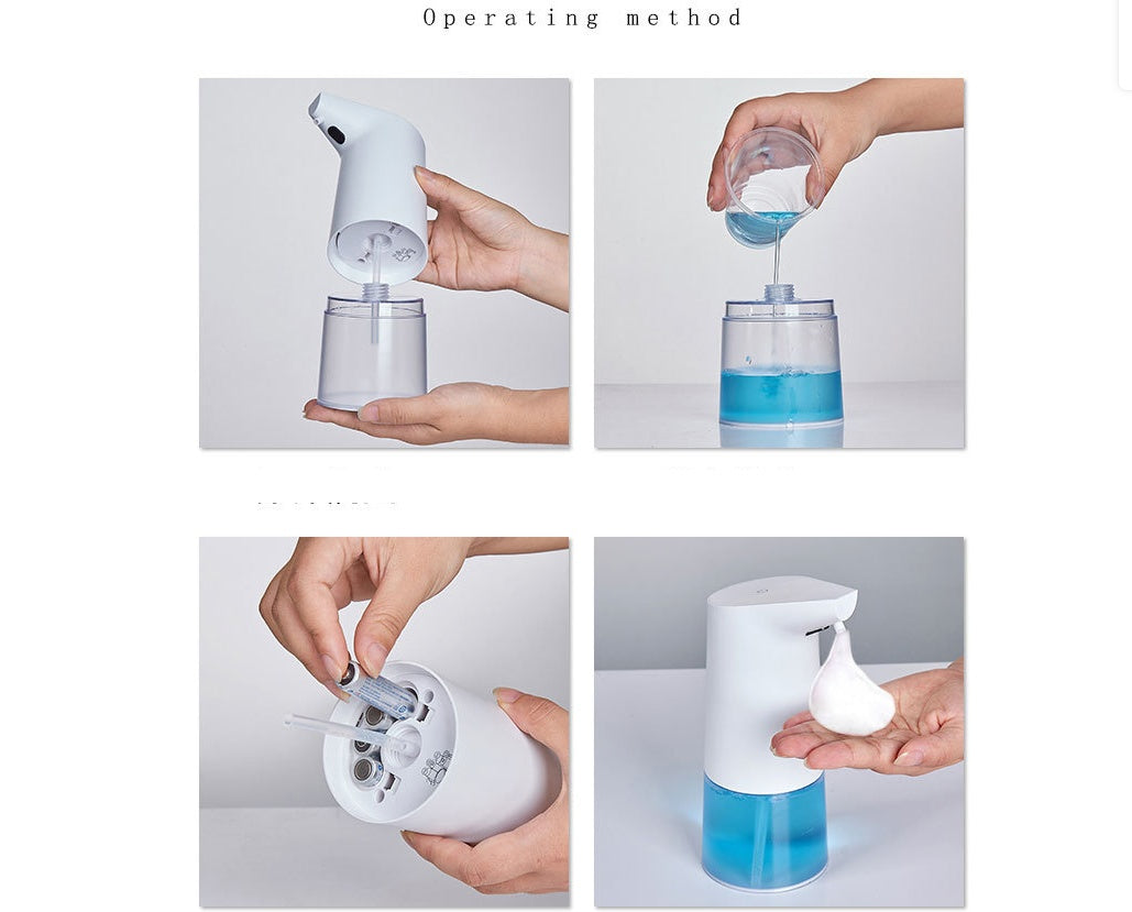 Infrared sensor foam soap dispenser