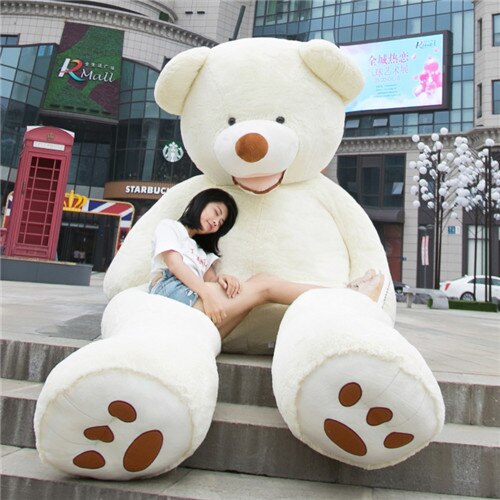 Giant Teddy Bear Plush Toy Huge  Soft Toys  Leather Shell 