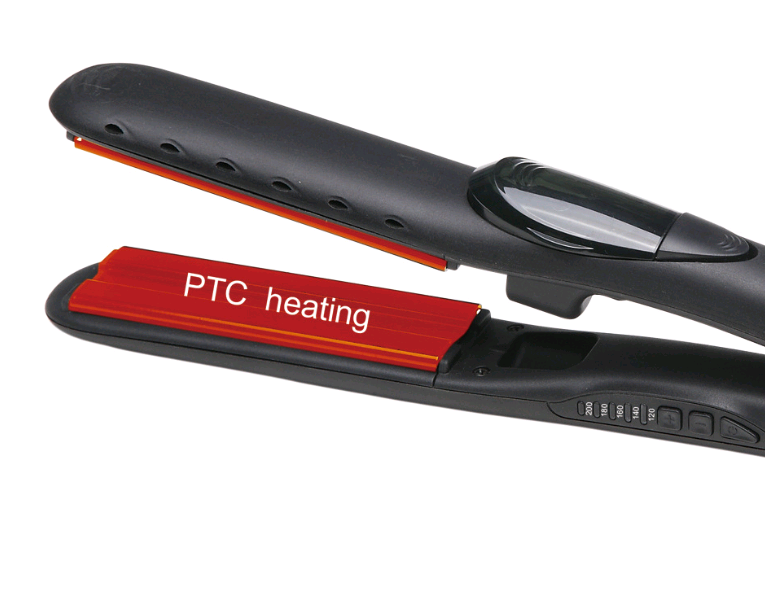 Steam hair straightener, straight roll dual-use atomizing splint, tourmaline ceramic perm 