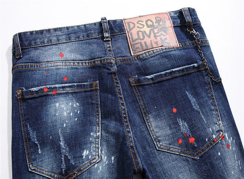 Maple Leaf Jeans with Badge