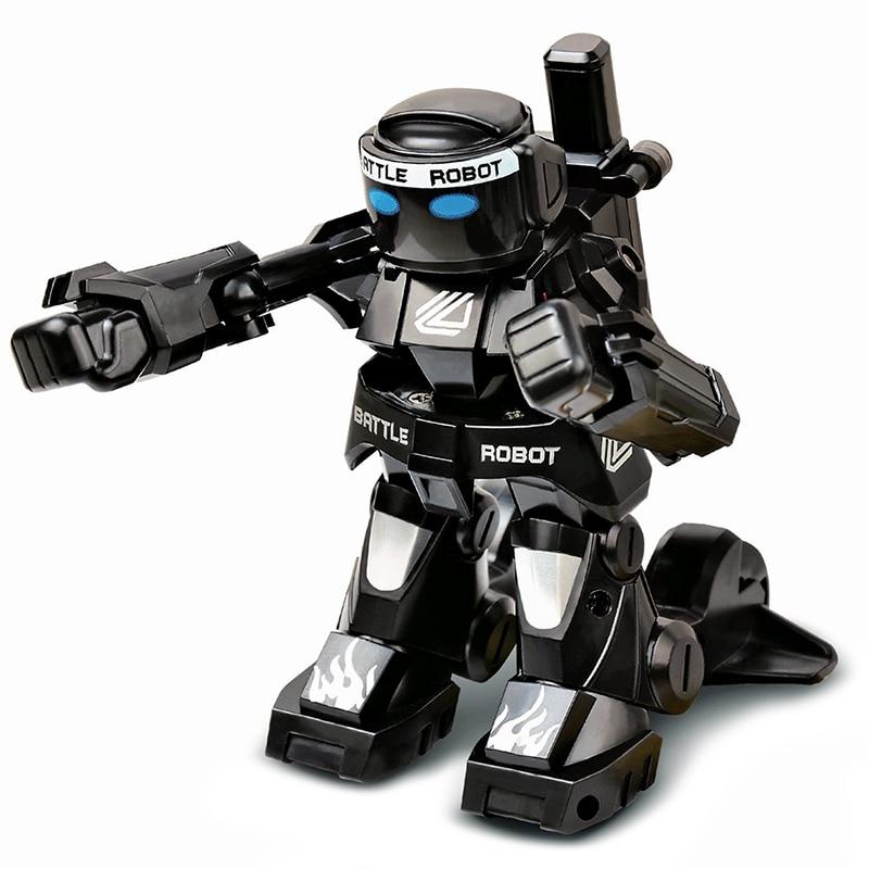 RC Robot 777-615 Battle 2.4G Mini Smart Robots Battle Toy For Boys Sense Remote Control Simulation Sound Light Body Toys