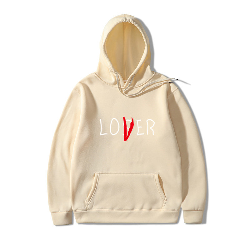 Printed Hooded Sweater men's and women's hoodies