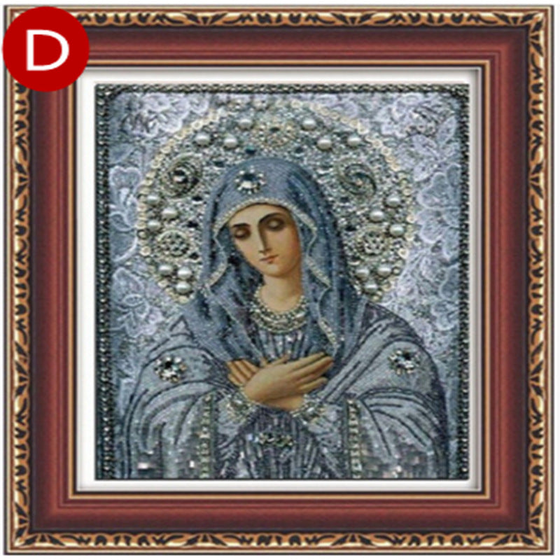 Cross stitch religious diamond embroidery