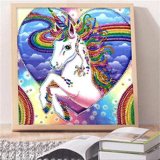 5D DIY diamond painting animal pattern shaped diamond cross stitch