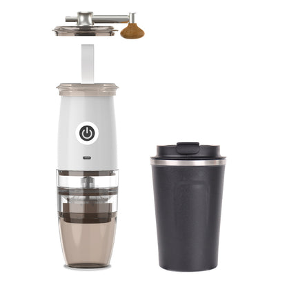 Small Coffee Machine Portable Coffee Bean Grinder USB Electric Manual Integrated