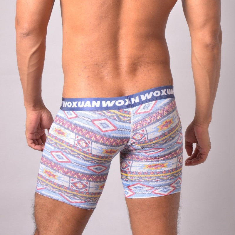 Men's Fashion Print Cotton Boxer Shorts 