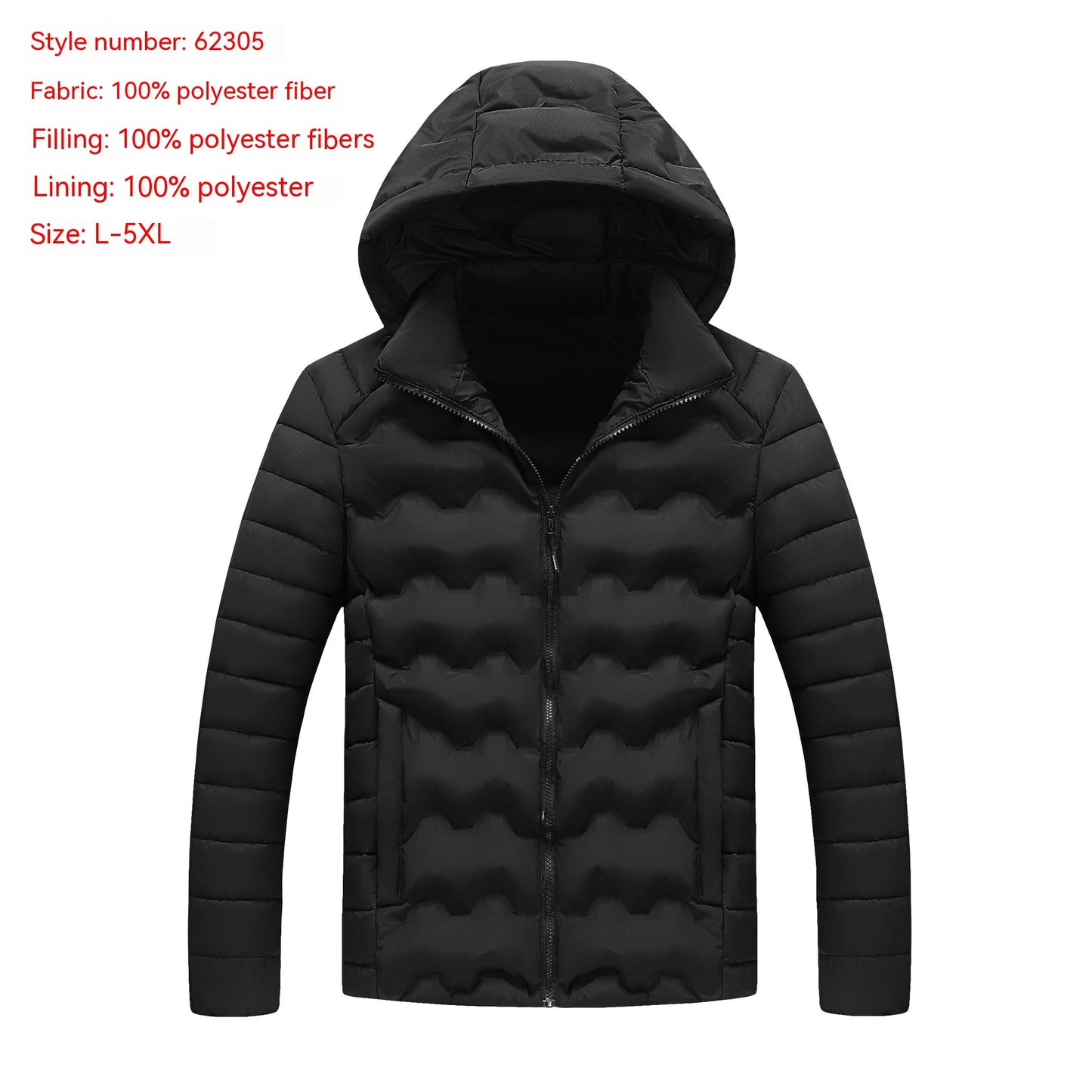 New Autumn And Winter Men's Casual Cotton-padded Jacket