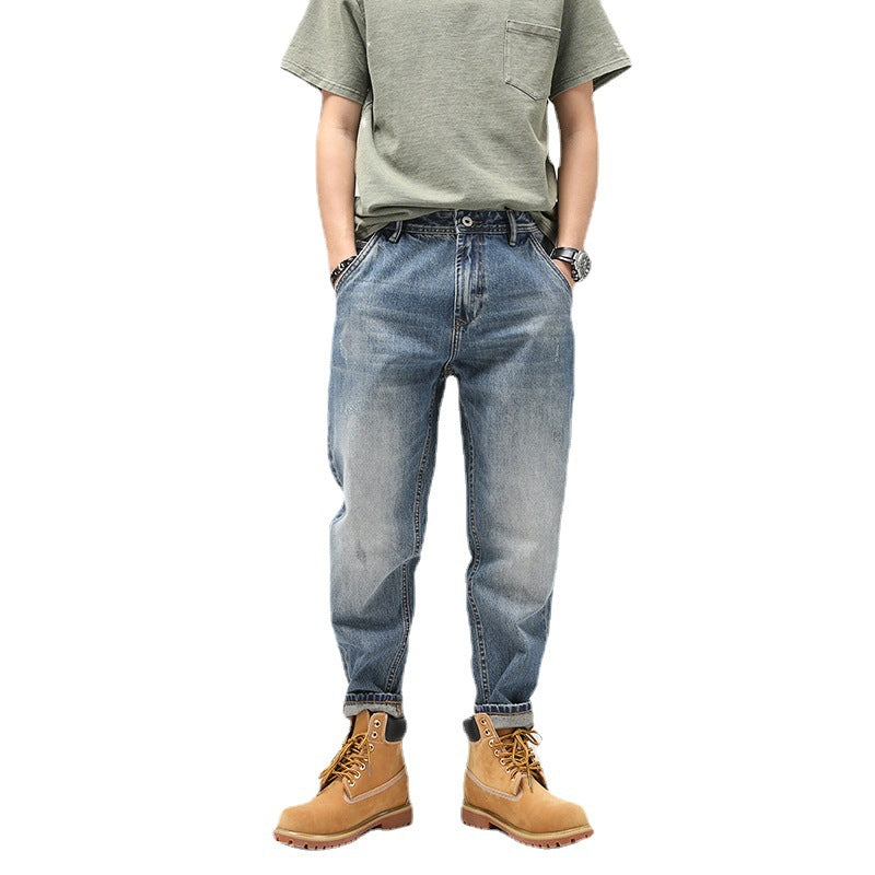 American Jeans Men's Summer Retro Do Old Fashion Brand