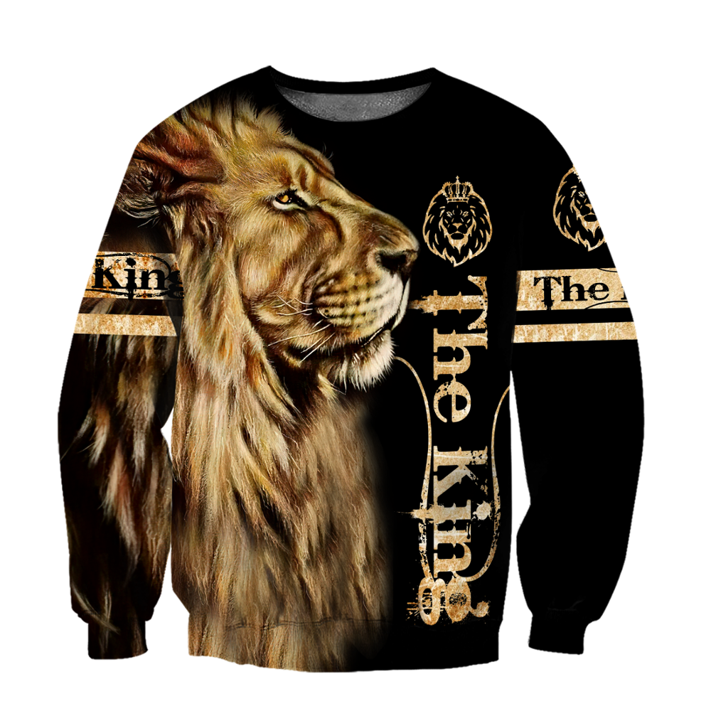 Animal Lion Men 3D Printed Sports Hoodie