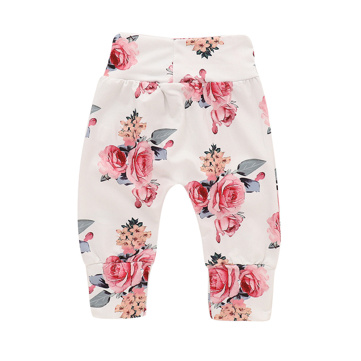 Children's floral solid color children's suit