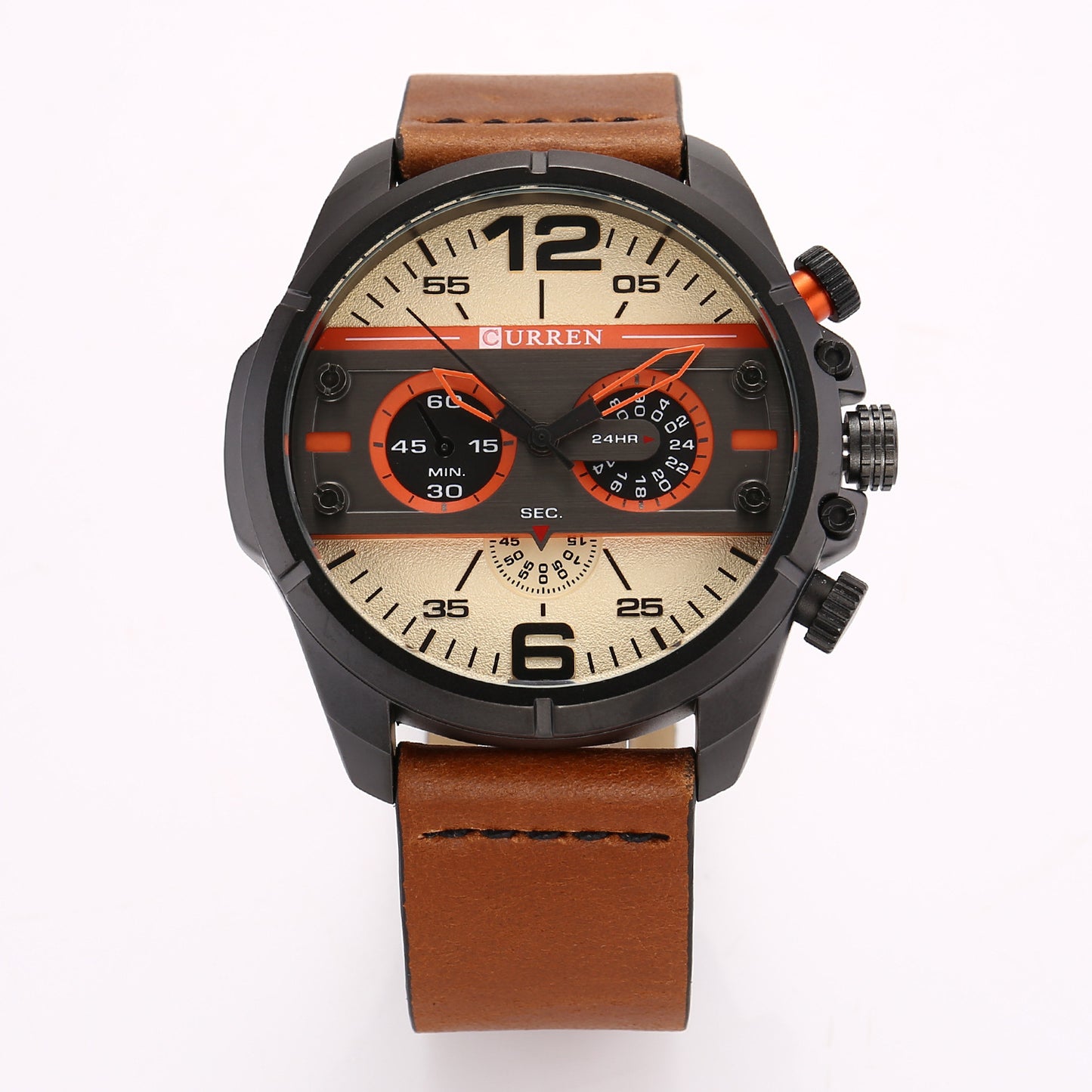 Table M8259 Aerospace military military CURREN Kuran the black belt waterproof MENS WATCH QUARTZ WATCH