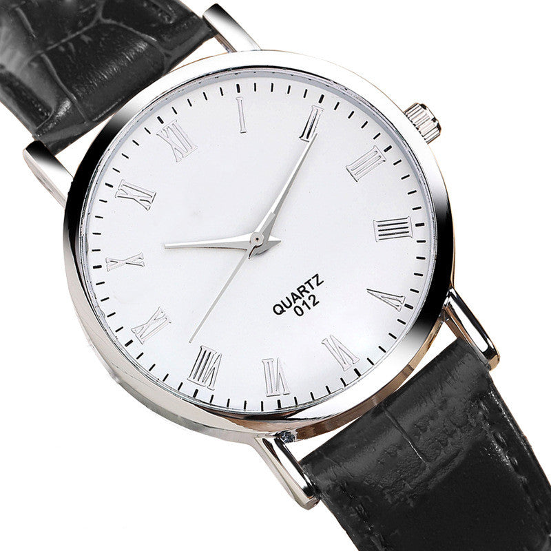 Men's Fashion Casual Simple Belt Quartz Watch