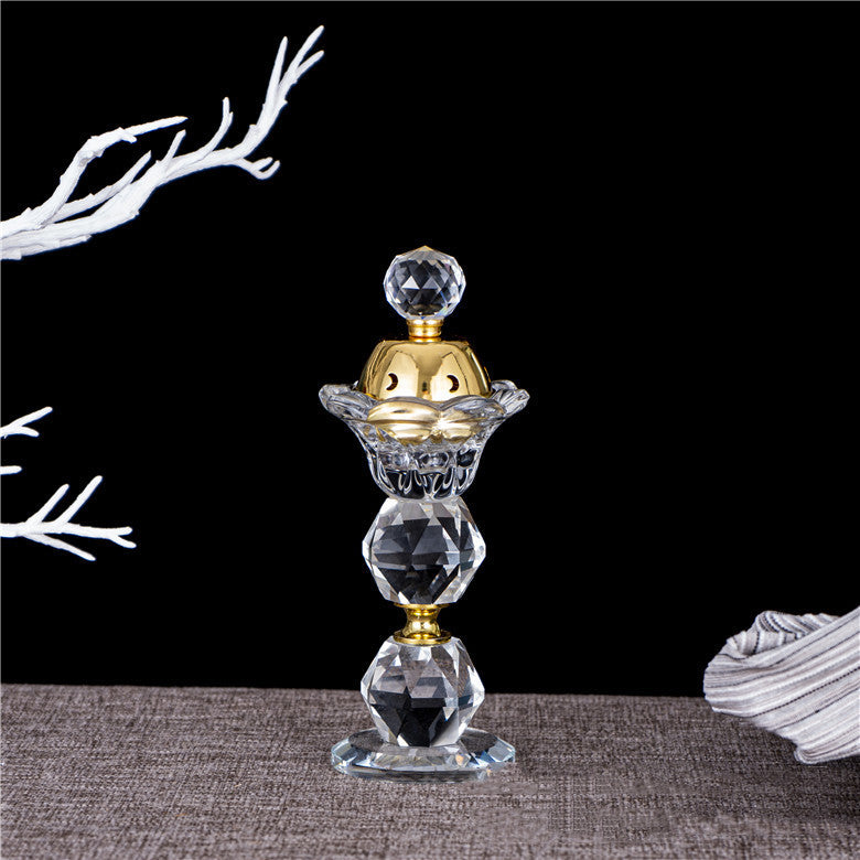 Crystal Incense Burner Burns Incense Pills Directly