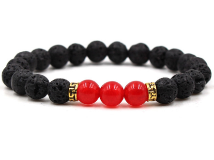 15 Colors Black Lava Stone Imperial Chakra Beads Essential Oil Diffuser Bracelet Balance Yoga Pulseira Feminina Buddha Jewelry