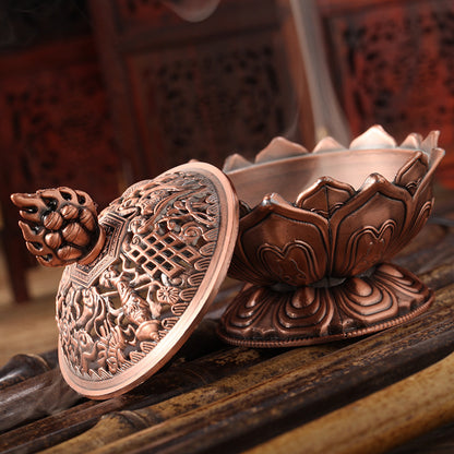 Sandalwood Home Incense Road Decoration Lotus Incense Burner