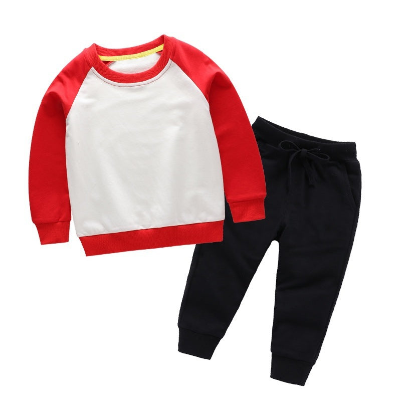 Children's Sweater And Pants Long Sleeve Suit