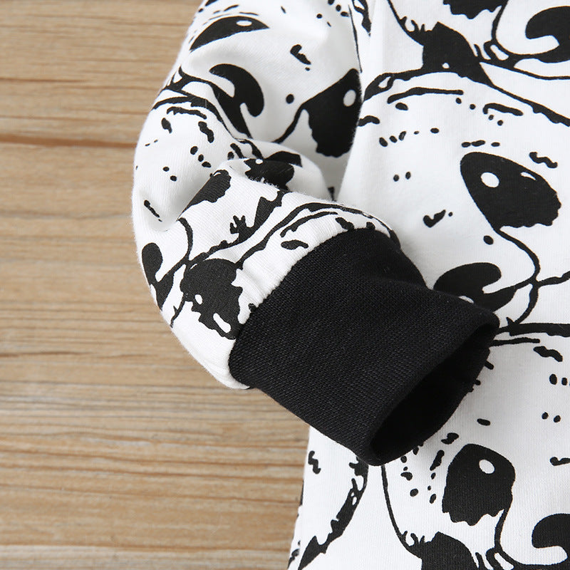 Cartoon panda romper