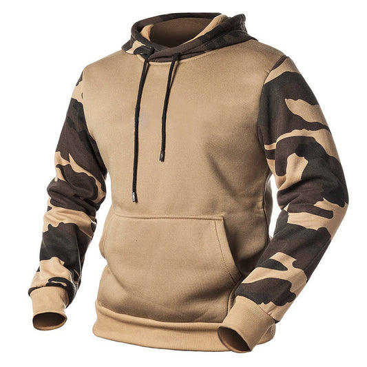 Men Autumn And Winter Leisure Camouflage Sweatshirt