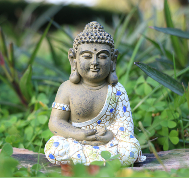 Fashionable Sleeping Buddha Decoration Garden Statue Crafts