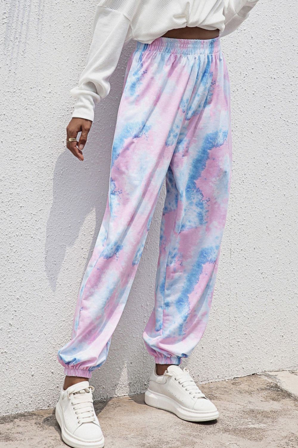 Tie-Dye Joggers with Pockets 