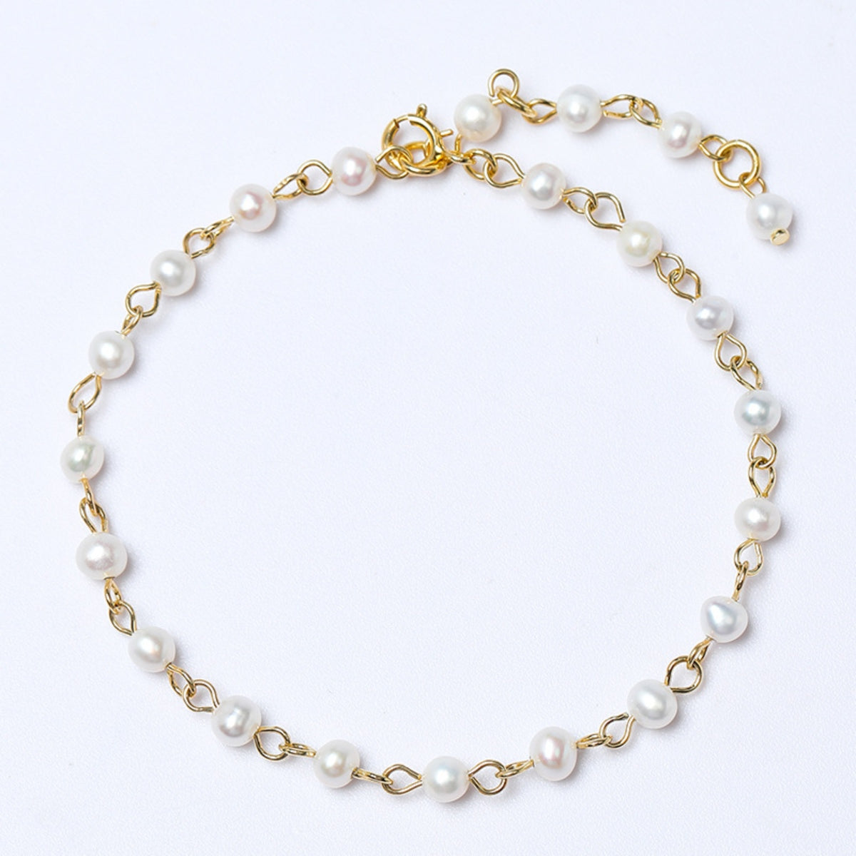 925 Sterling Silver Pearl Bracelet - Babbazon bracelet