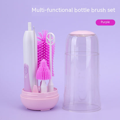 Silicone Nursing Bottle Cleaning Brush For Babies