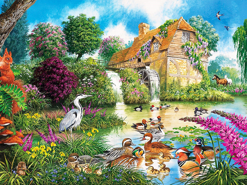 5d DIY Diamond Embroidery Gift Home House Painting Landscape