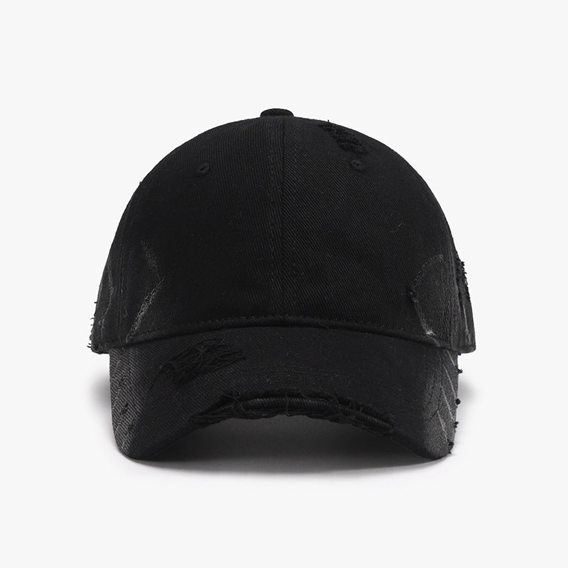 Distressed Adjustable Cotton Hat - Babbazon New Products